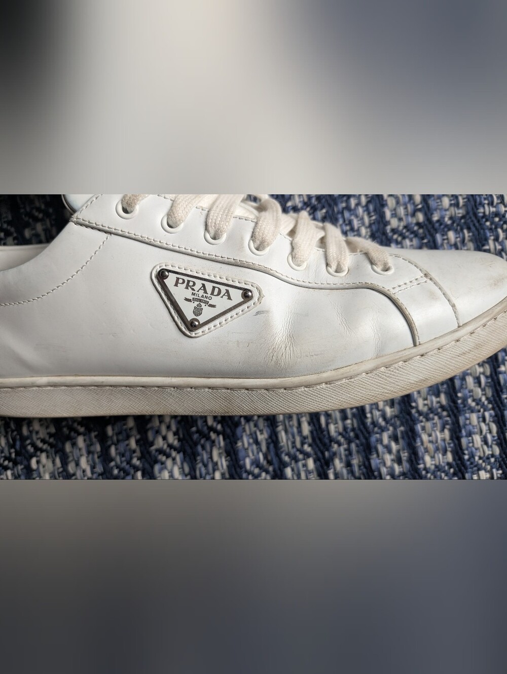 Prada Men’s White Sneakers - Picture 6 of 16